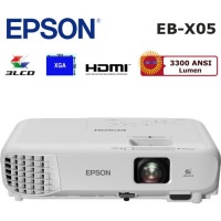 Epson EB-X05 XGA 1024x768 3LCD 3300 ANSI HDMI USB 15.000:1 Projeksiyon Cihazı - 1